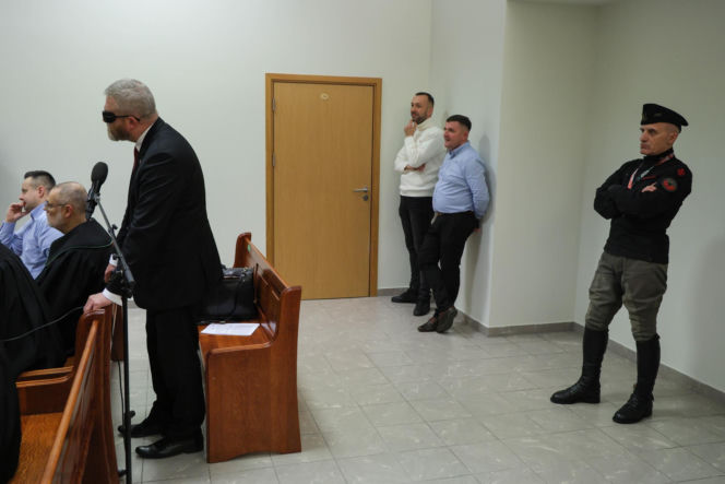 Grzegorz Braun po rozprawie