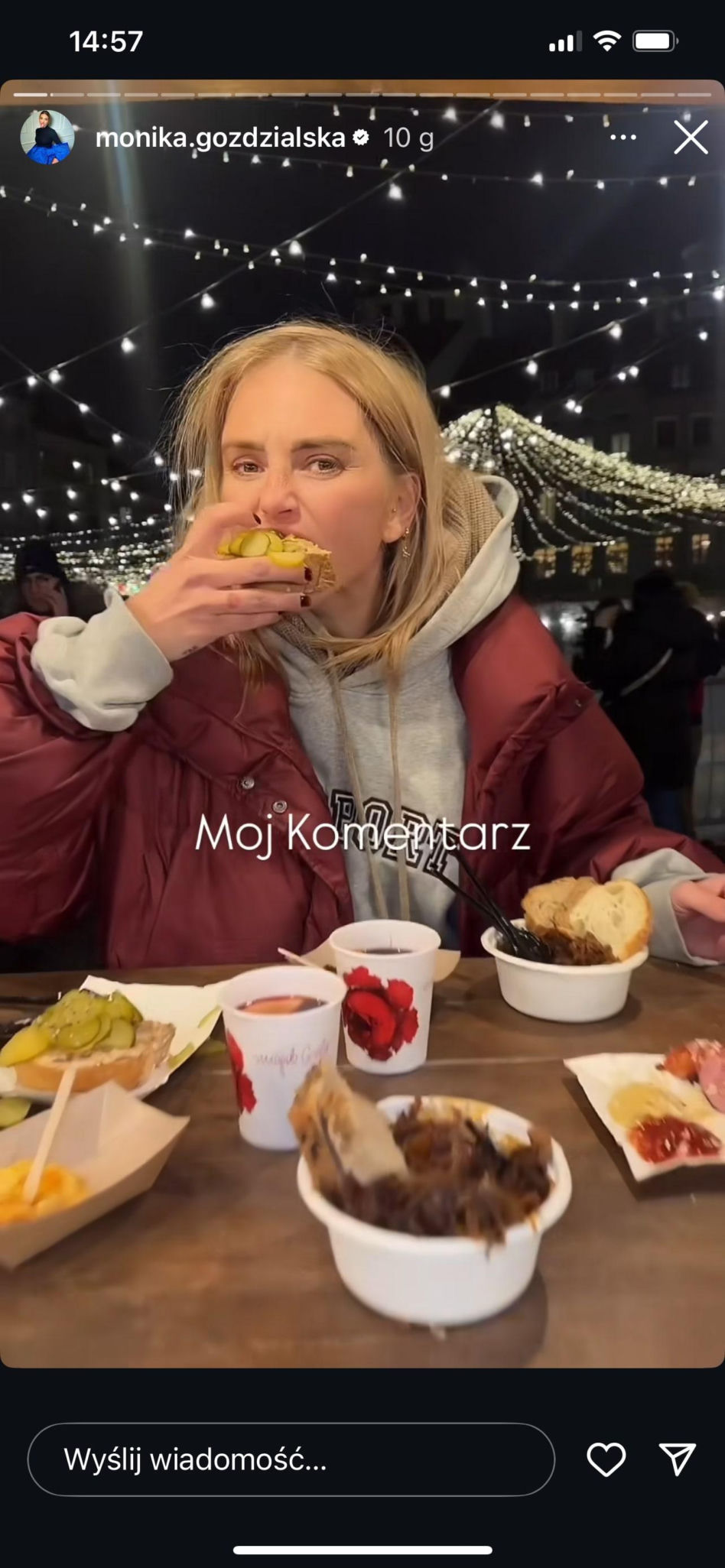 Monika Goździalska utyskuje na jarmark świąteczny. Poszło oczywiście o ceny!