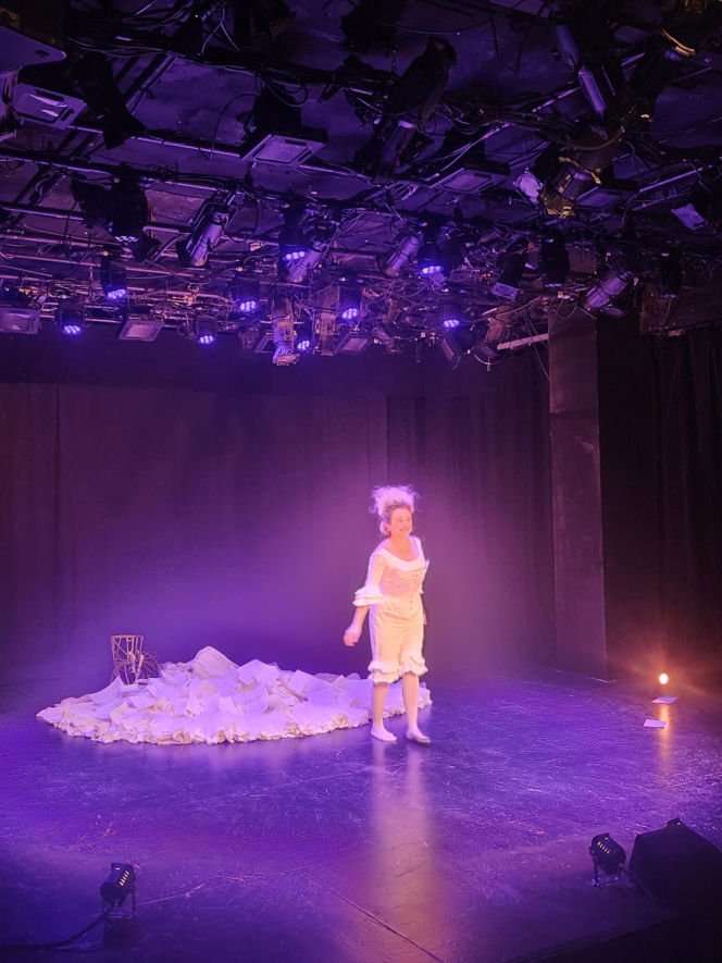 Monodram "The Other Mozart" Sylvii Milo na Manhattanie