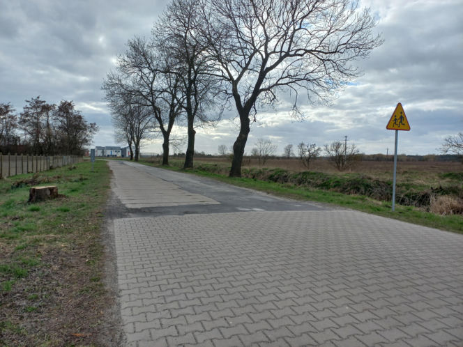 Ulica Henrykowska w Lesznie przed remontem