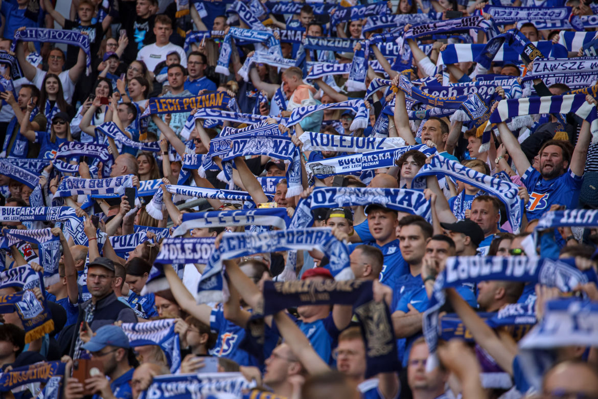 Tak bawili się kibice na meczu Lech Poznań - Jagiellonia Białystok