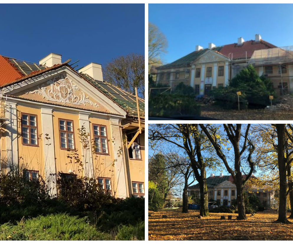 Pałac w Smolajnach zyska dawny blask. Prace remontowe już trwają [FOTO]