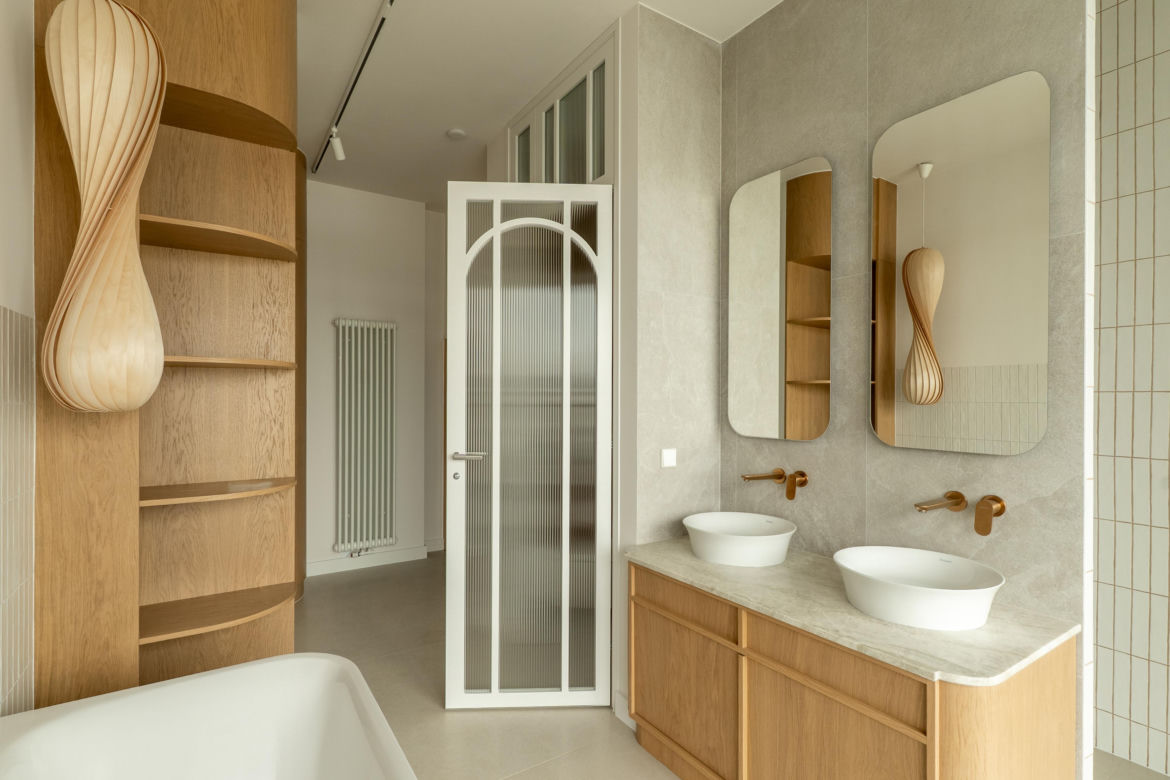 Dwupoziomowy apartament na Powiślu - Decoroom