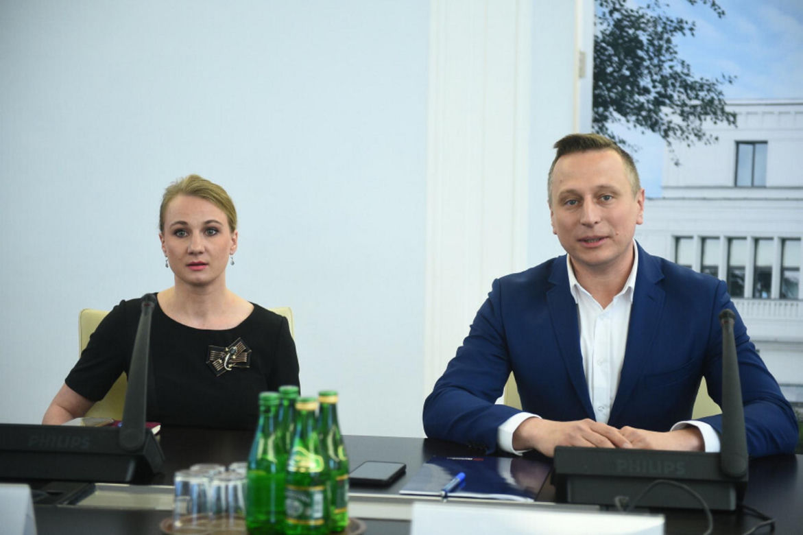 Krzysztof Brejza z żoną Dorotą