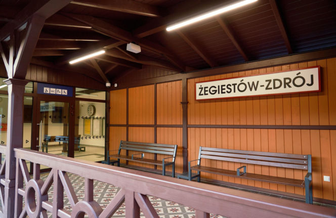 Dworzec w Żegiestowie Zdroju