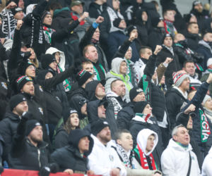 Kibice na meczu Piast Gliwice - Legia Warszawa