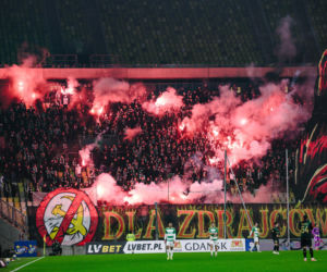 Lechia Gdańsk - Górnik Zabrze, zdjęcia kibiców i zawodników z meczu 18, kolejki PKO BP Ekstraklasy