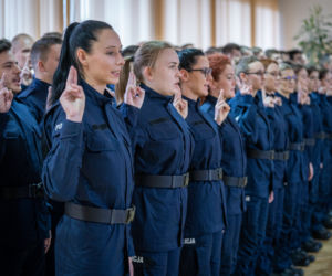 Młodzi policjanci złożyli w Bydgoszczy ślubowanie