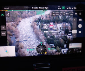 Przekroczenie poziomu alarmowego na Wkrze (26.02.2026)