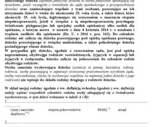 Wzór wniosku Rodzina 500+ /6