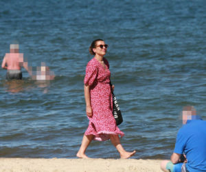 Katarzyna Herman na plaży