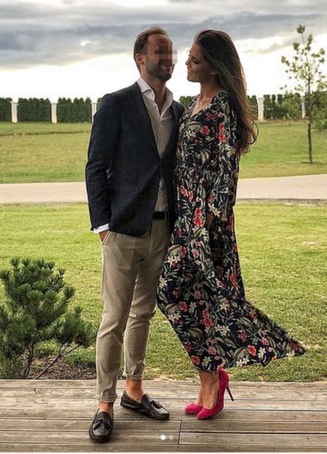 Ania Korcz na ślubie golfistki