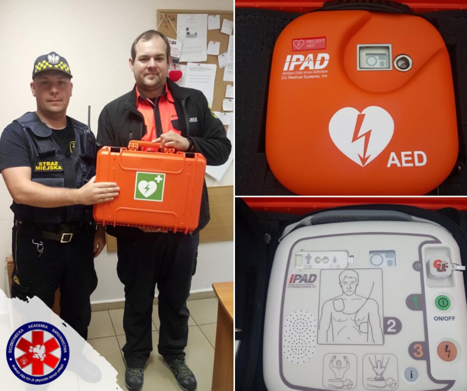 Kolejne defibrylatory AED w Szczecinku