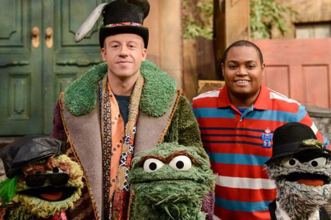 Macklemore na ulicy Sezamkowej