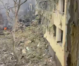 Tak wygląda wojna Putina. Barbarzyński atak wojsk rosyjskich na szpital w Mariupolu