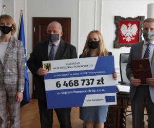 6,5 mln zł dodatkowych środków unijnych dla gdyńskich szpitali na walkę z COVID-19
