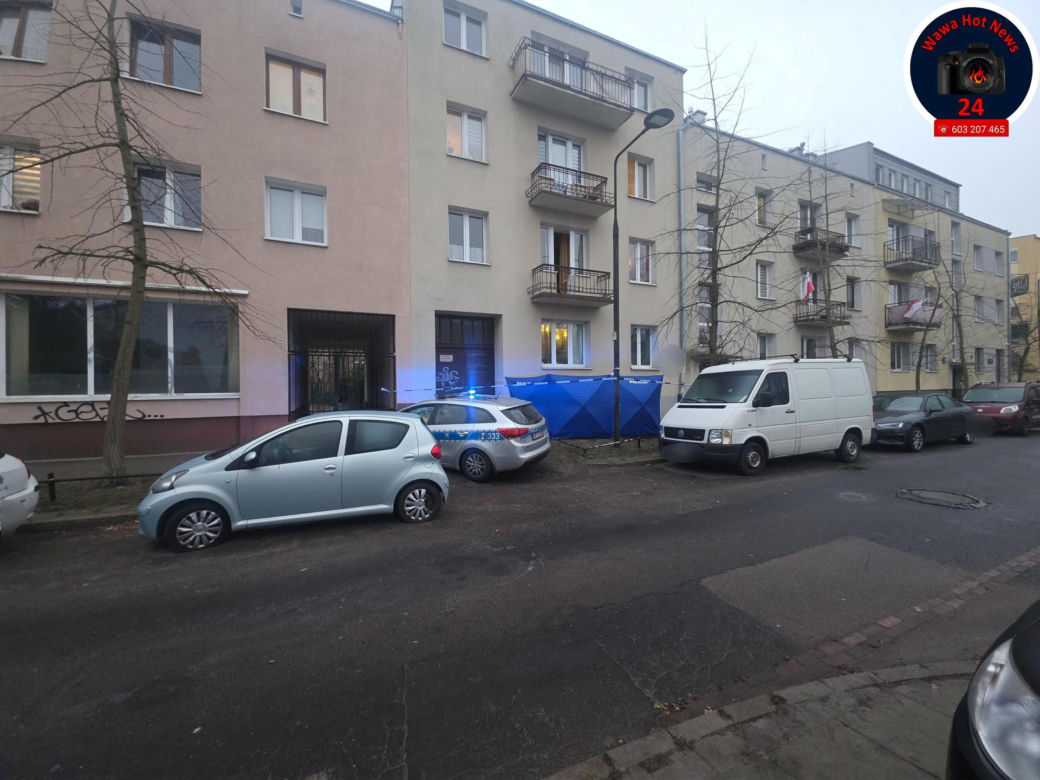 Tragedia w Warszawie. Wyszedł na oblodzony balkon, poślizgnął się i spadł. Nie żyje