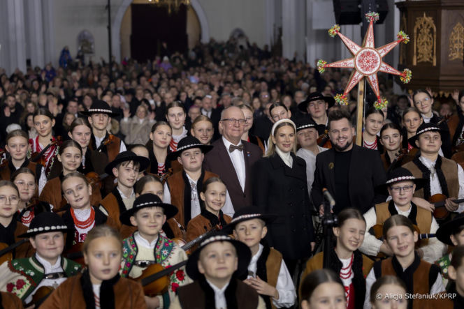 Pierwsza dama Marta Nawrocka na koncercie kolęd