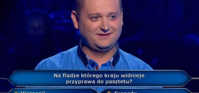 Przyprawa do pasztetu jest na fladze... Odpowiedź na pytanie z Milionerów 