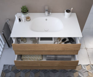 Meble łazienkowe Vitra Frame. Natura ujęta w ramy