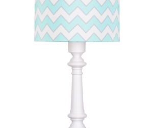 Lampa pastelowym wzorem w zygzaki do pokoju dziecka