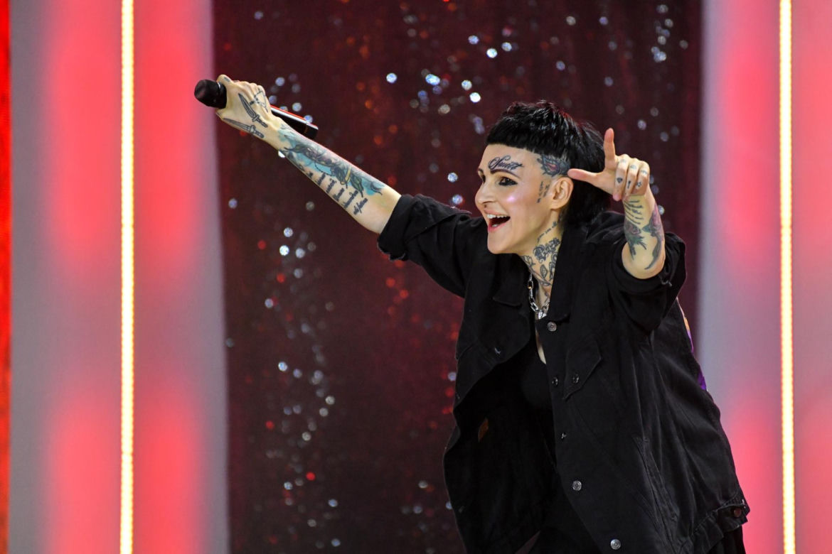 Nowy tatuaż na twarzy Agnieszki Chylińskiej podczas Top Of The Top Sopot Festival 
