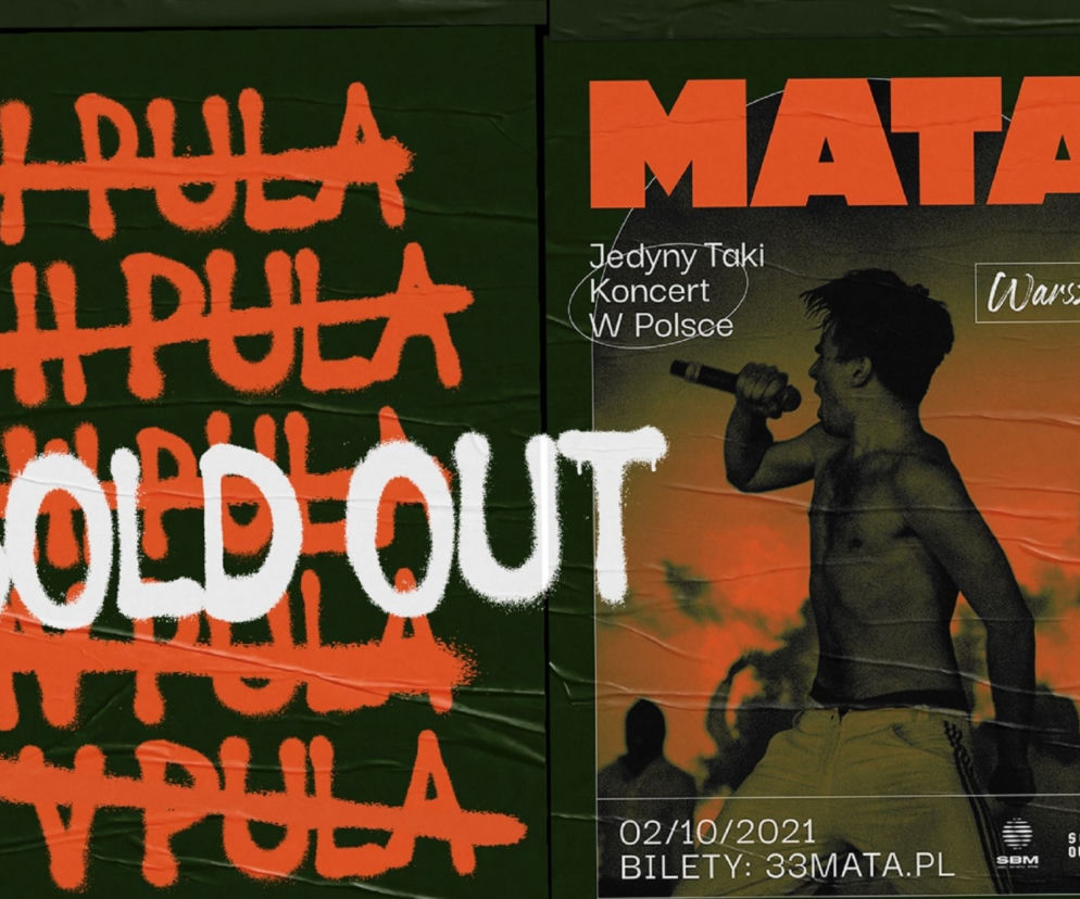 Mata wyprzedał lotnisko! Nie ma już biletów największy solowy koncert w historii polskiego hip-hopu.
