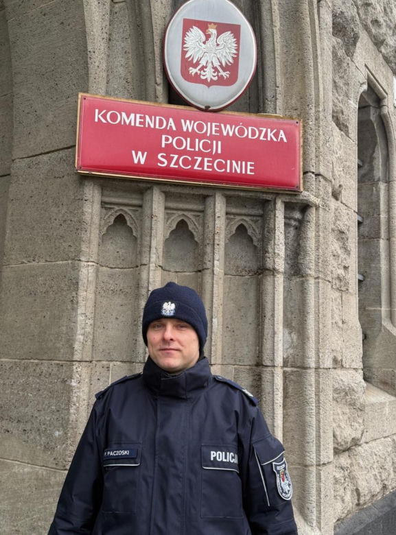 Sierż. szt. Paweł Paczoski ze Szczecina został dawcą szpiku