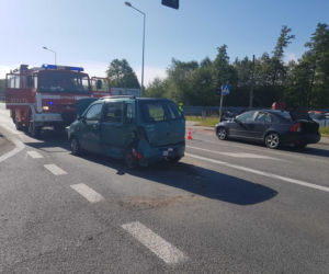 Wypadek na DK94 w Ładnej