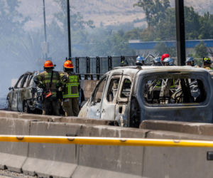 Potężny wybuch na ruchliwej trasie! Wiele ofiar
