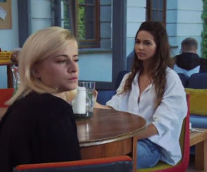 M jak miłość odc. 1400. Katia (Joanna Jarmołowicz), Kalina (Karolina Sawka)