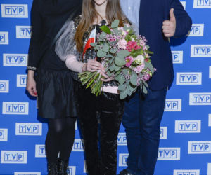 Roksana Węgiel z mamą i tatą