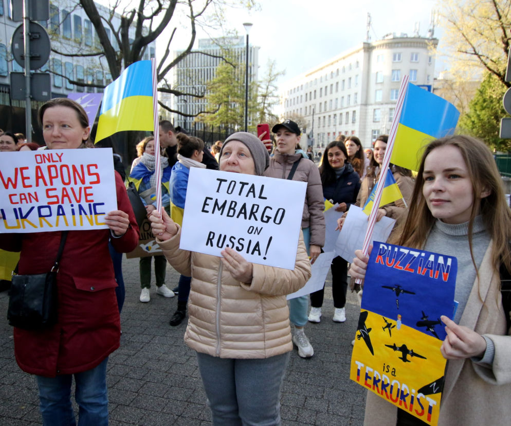  Stop finansowaniu wojen. Manifestacja w Warszawie
