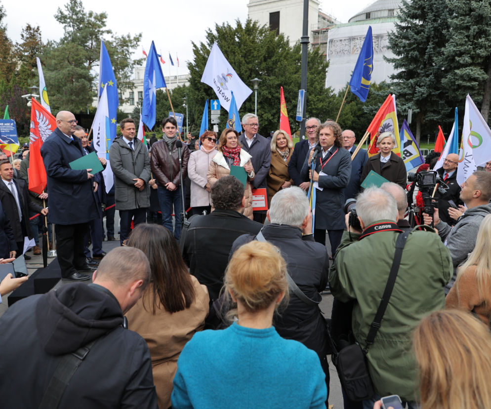 Protest samorządowców