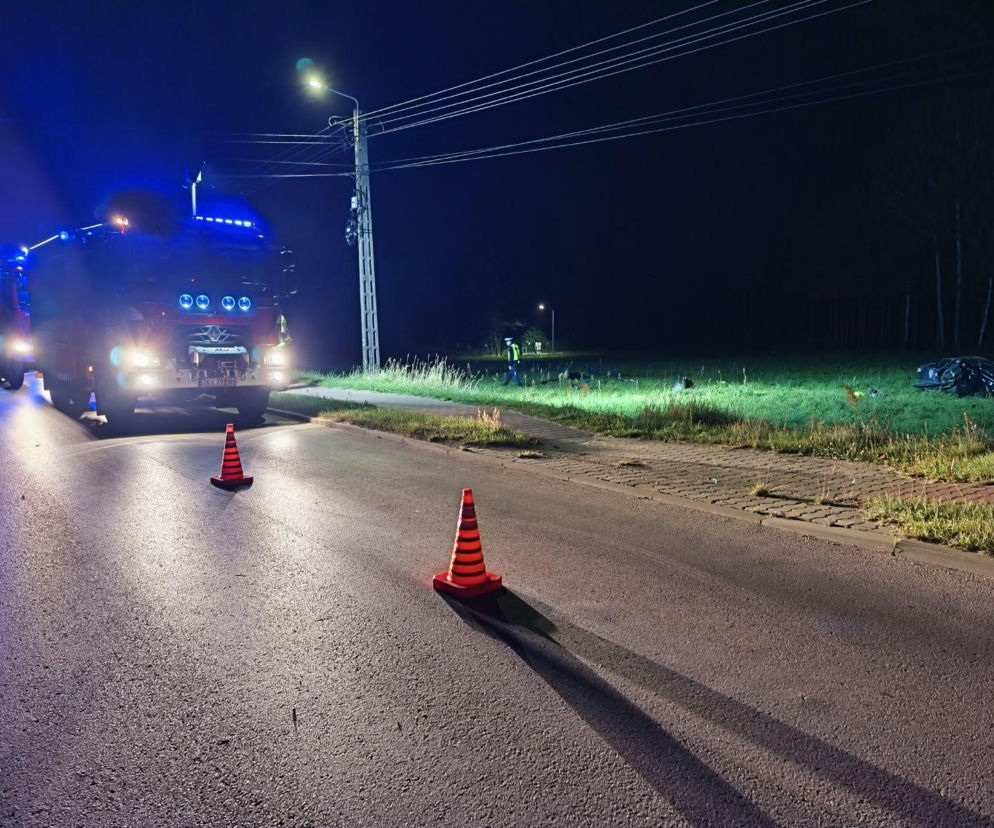 Tragiczny wypadek w gminie Miedziana Góra. Nie żyje 20-letni kierowca