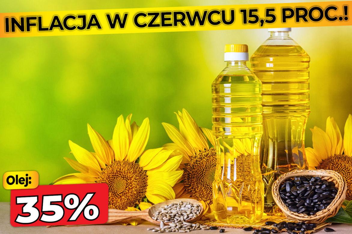 GUS: Wzrost inflacji w czerwcu do 15,5 proc.!