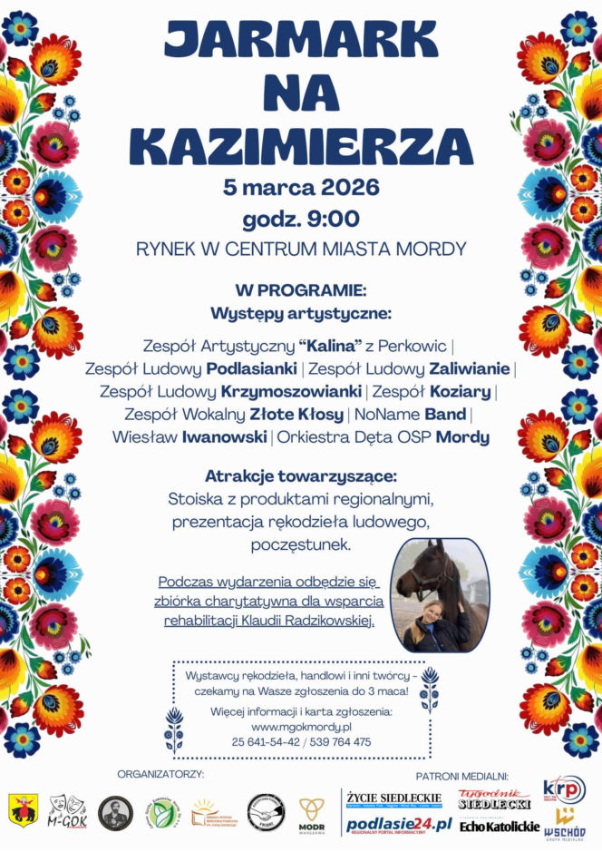 Jarmark na Kazimierza w Mordach 2026