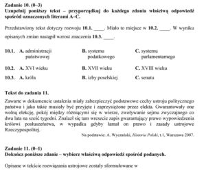 EGZAMIN GIMNAZJALNY 2014 HISTORIA WOS - ARKUSZE OFICJALNE Z CKE