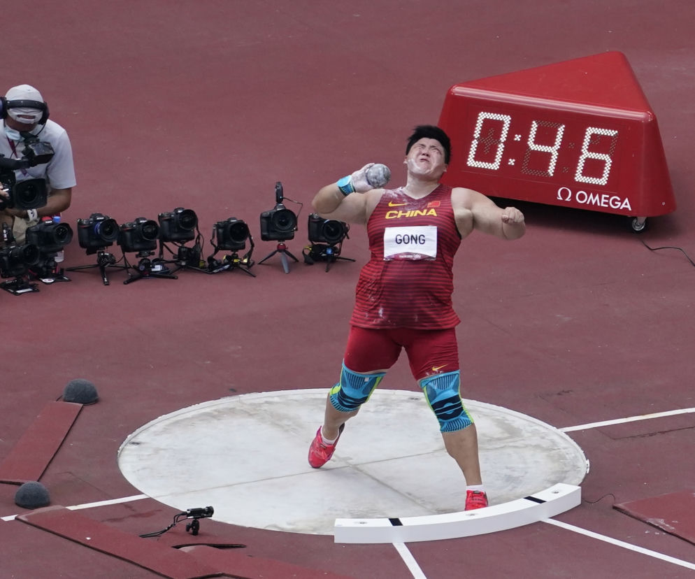 Lijiao Gong (Chiny), triumfatorka finału pchnięcia kulą