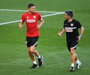Pierwszy trening reprezentacji Polski na stadionie w Gdańsku