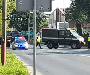 Na miejsce przybyli saperzy z Orzysza