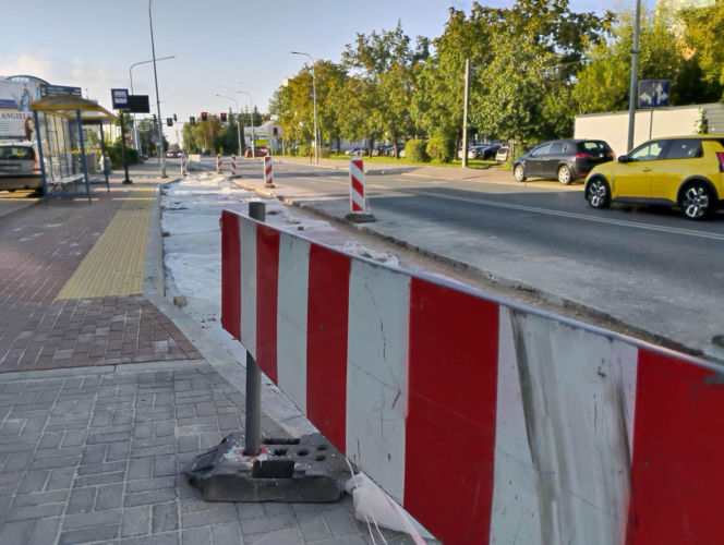 utrudnienia i roboty drogowe w Siedlcach