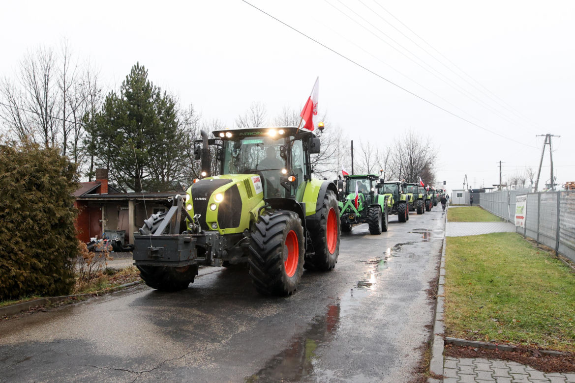 Strajk rolników. Na Śląsku blokują główne drogi