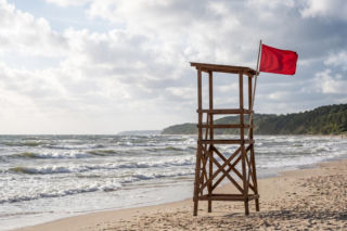 Sinice Chłopy. Czy w Chłopach można się kąpać 22.07? Flaga, warunki pogodowe