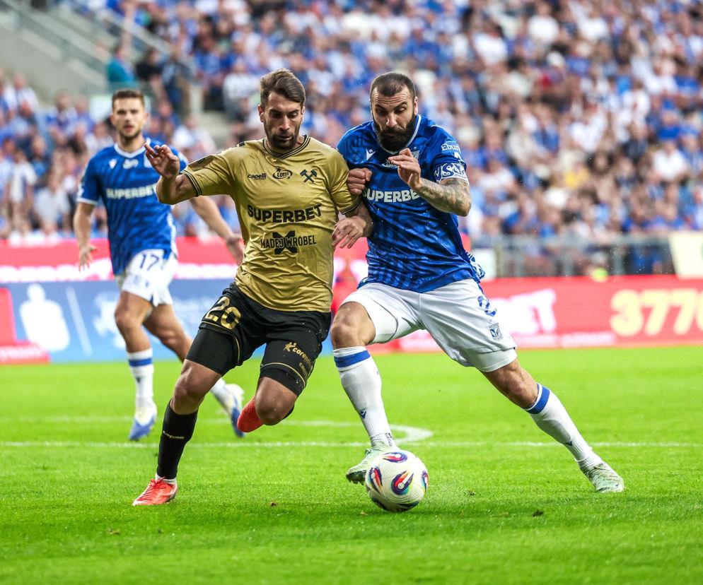 Josema z Górnika i Mikael Ishak z Lecha