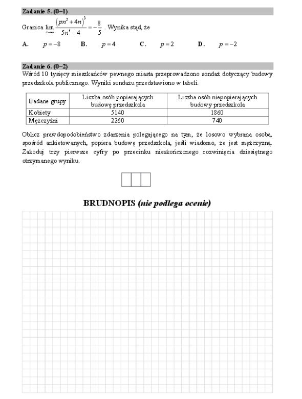 Matura 2016 matematyka poziom rozszerzony