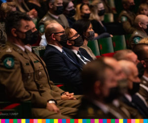 Białystok. Koncert dla chorych dzieci funkcjonariuszy Straży Granicznej. Był prezydent Andrzej Duda z żoną