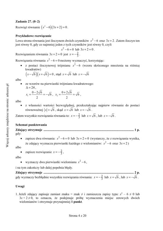 Matura próbna 2020 matematyka. Mamy odpowiedzi! Sprawdź, jak Ci poszło