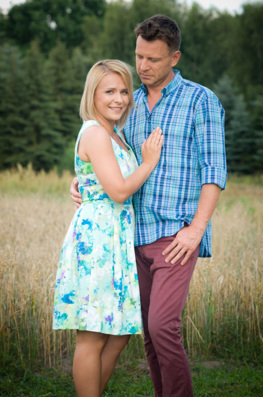 Pierwsza miłość. Marysia (Aneta Zając), Michał (Wojciech Błach)