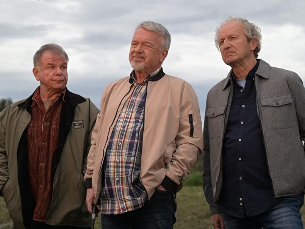 Pierwsza miłość, odcinek 3929: Śmiałek (Paweł Okoński) i Seweryn (Mirosław Kropielnicki), Łazanek (Marek Pyś)